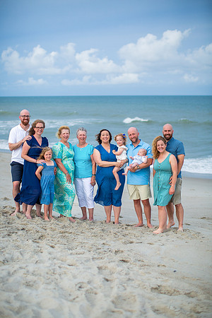 Family Beach Portrait Photography on Pleasure Island, NC:  Carolina Beach, Kure Beach, Fort Fisher