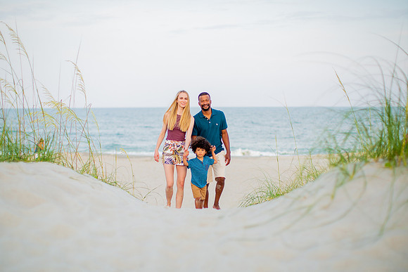 Family Beach Portrait Photography on Pleasure Island, NC:  Carolina Beach, Kure Beach, Fort Fisher