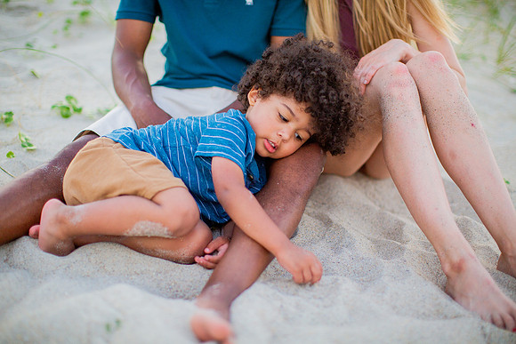 Family Beach Portrait Photography on Pleasure Island, NC:  Carolina Beach, Kure Beach, Fort Fisher