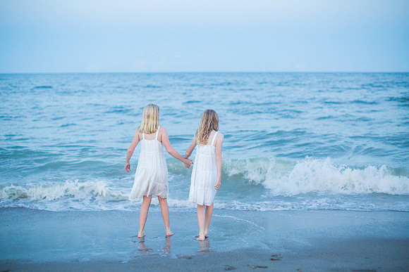Family Beach Portrait Photography on Pleasure Island, NC:  Carolina Beach, Kure Beach, Fort Fisher
