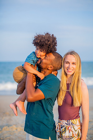 Family Beach Portrait Photography on Pleasure Island, NC:  Carolina Beach, Kure Beach, Fort Fisher