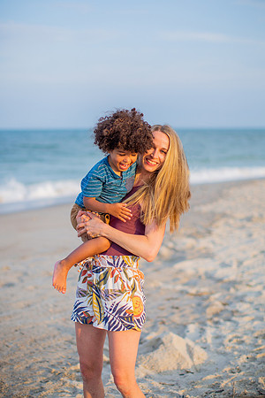 Family Beach Portrait Photography on Pleasure Island, NC:  Carolina Beach, Kure Beach, Fort Fisher