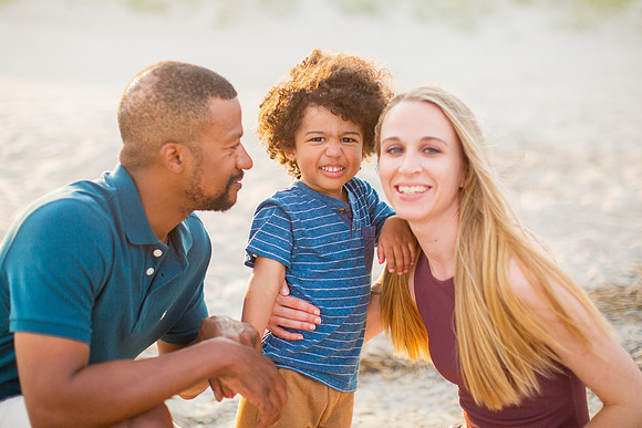 Family Beach Portrait Photography on Pleasure Island, NC:  Carolina Beach, Kure Beach, Fort Fisher