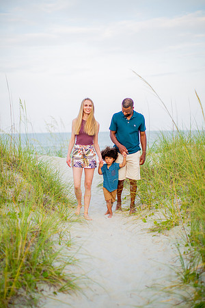 Family Beach Portrait Photography on Pleasure Island, NC:  Carolina Beach, Kure Beach, Fort Fisher