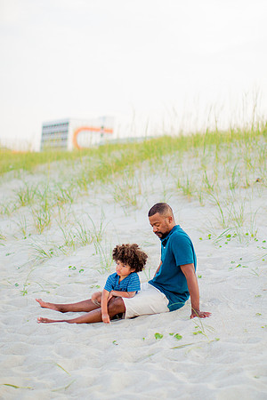 Family Beach Portrait Photography on Pleasure Island, NC:  Carolina Beach, Kure Beach, Fort Fisher