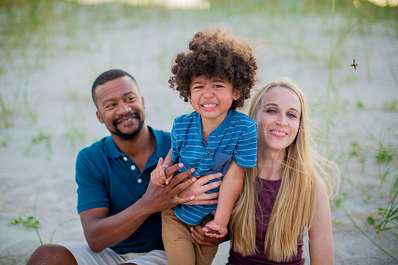 Family Beach Portrait Photography on Pleasure Island, NC:  Carolina Beach, Kure Beach, Fort Fisher