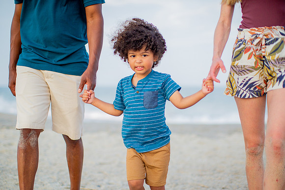 Family Beach Portrait Photography on Pleasure Island, NC:  Carolina Beach, Kure Beach, Fort Fisher