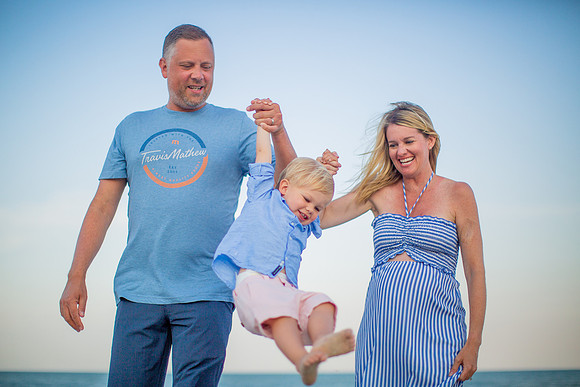 Family Beach Portrait Photography on Pleasure Island, NC:  Carolina Beach, Kure Beach, Fort Fisher