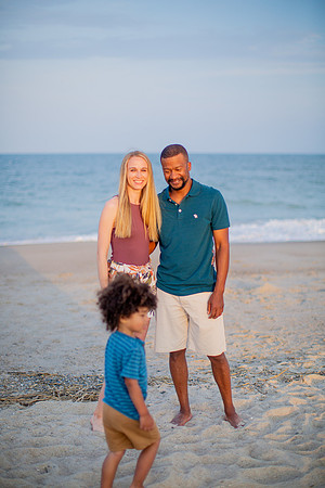 Family Beach Portrait Photography on Pleasure Island, NC:  Carolina Beach, Kure Beach, Fort Fisher