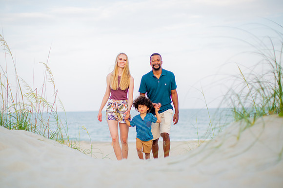 Family Beach Portrait Photography on Pleasure Island, NC:  Carolina Beach, Kure Beach, Fort Fisher