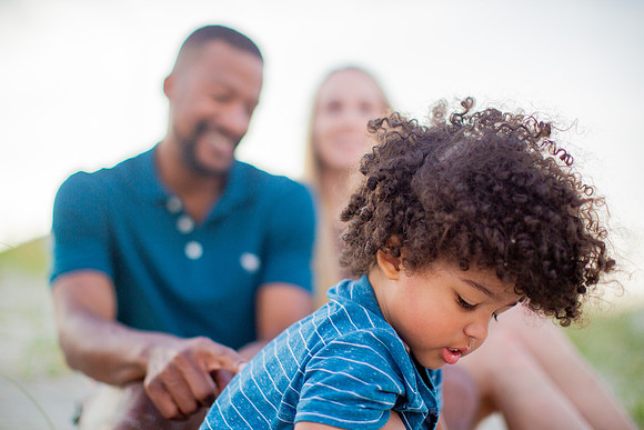 Family Beach Portrait Photography on Pleasure Island, NC:  Carolina Beach, Kure Beach, Fort Fisher