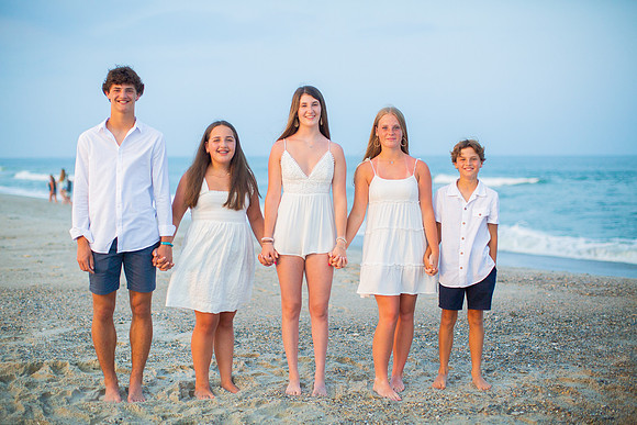 Family Beach Portrait Photography on Pleasure Island, NC:  Carolina Beach, Kure Beach, Fort Fisher