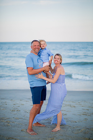 Family Beach Portrait Photography on Pleasure Island, NC:  Carolina Beach, Kure Beach, Fort Fisher