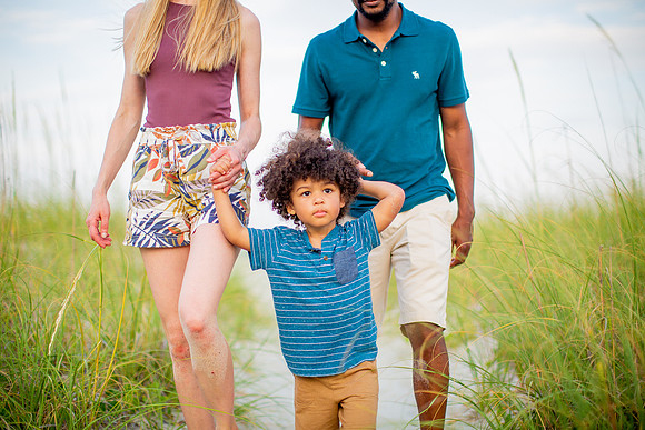 Family Beach Portrait Photography on Pleasure Island, NC:  Carolina Beach, Kure Beach, Fort Fisher