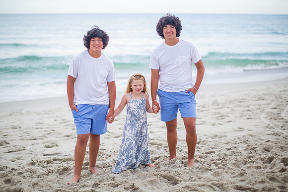 Family Beach Portrait Photography on Pleasure Island, NC:  Carolina Beach, Kure Beach, Fort Fisher