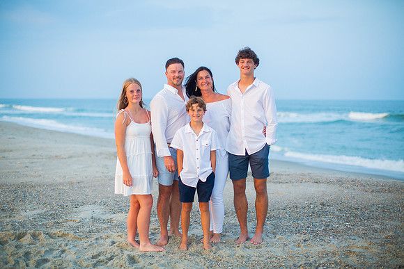 Family Beach Portrait Photography on Pleasure Island, NC:  Carolina Beach, Kure Beach, Fort Fisher