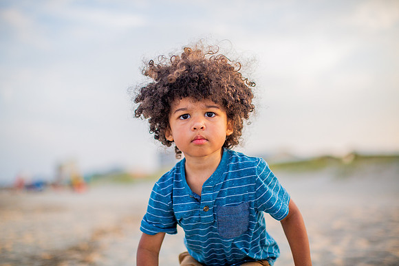 Family Beach Portrait Photography on Pleasure Island, NC:  Carolina Beach, Kure Beach, Fort Fisher