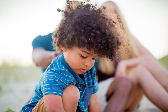 Family Beach Portrait Photography on Pleasure Island, NC:  Carolina Beach, Kure Beach, Fort Fisher