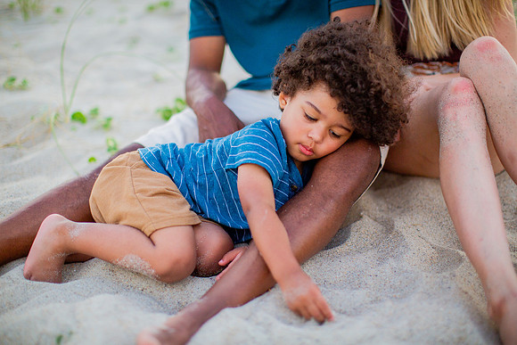 Family Beach Portrait Photography on Pleasure Island, NC:  Carolina Beach, Kure Beach, Fort Fisher