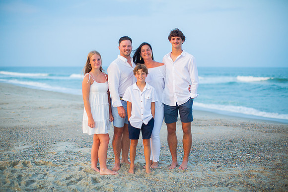 Family Beach Portrait Photography on Pleasure Island, NC:  Carolina Beach, Kure Beach, Fort Fisher