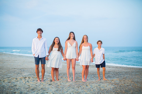 Family Beach Portrait Photography on Pleasure Island, NC:  Carolina Beach, Kure Beach, Fort Fisher