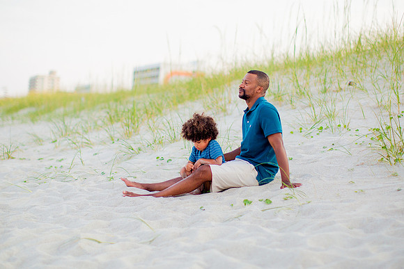 Family Beach Portrait Photography on Pleasure Island, NC:  Carolina Beach, Kure Beach, Fort Fisher