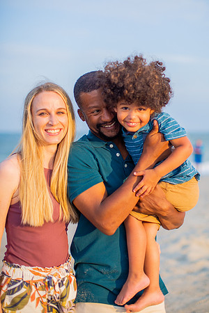Family Beach Portrait Photography on Pleasure Island, NC:  Carolina Beach, Kure Beach, Fort Fisher