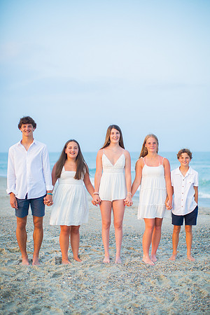 Family Beach Portrait Photography on Pleasure Island, NC:  Carolina Beach, Kure Beach, Fort Fisher