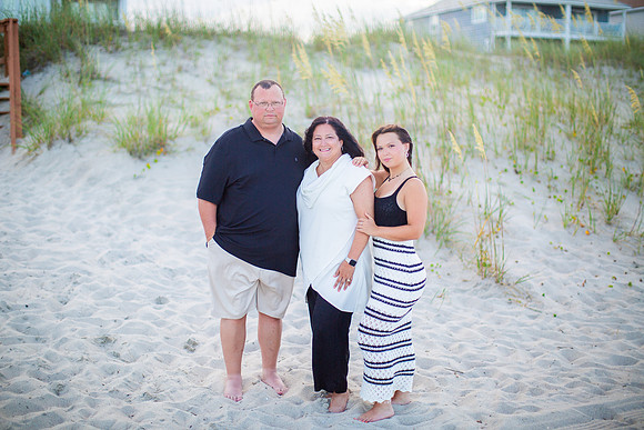 Family Beach Portrait Photography on Pleasure Island, NC:  Carolina Beach, Kure Beach, Fort Fisher