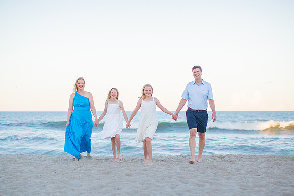 Family Beach Portrait Photography on Pleasure Island, NC:  Carolina Beach, Kure Beach, Fort Fisher