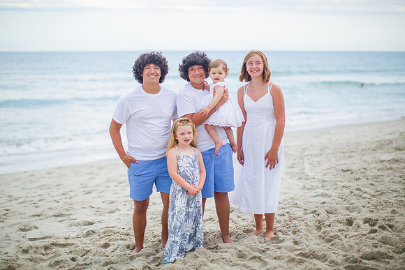 Family Beach Portrait Photography on Pleasure Island, NC:  Carolina Beach, Kure Beach, Fort Fisher