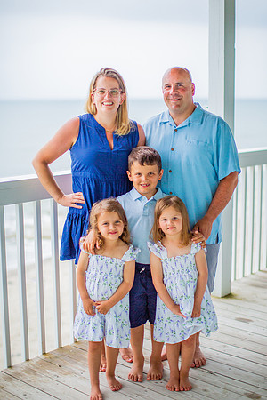Family Beach Portrait Photography on Pleasure Island, NC:  Carolina Beach, Kure Beach, Fort Fisher