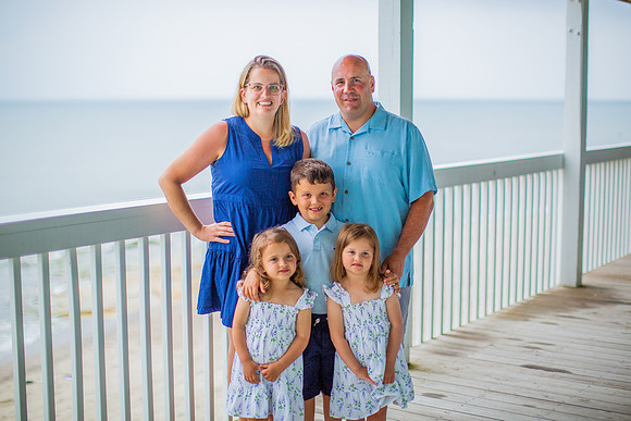 Family Beach Portrait Photography on Pleasure Island, NC:  Carolina Beach, Kure Beach, Fort Fisher