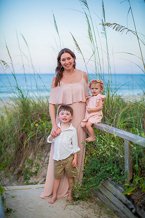 Family Beach Portrait Photography on Pleasure Island, NC:  Carolina Beach, Kure Beach, Fort Fisher