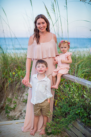 Family Beach Portrait Photography on Pleasure Island, NC:  Carolina Beach, Kure Beach, Fort Fisher