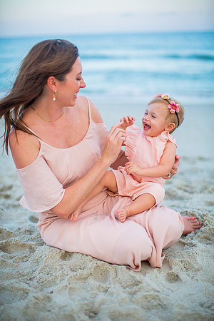 Family Beach Portrait Photography on Pleasure Island, NC:  Carolina Beach, Kure Beach, Fort Fisher