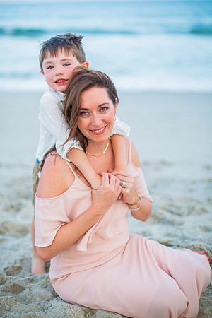 Family Beach Portrait Photography on Pleasure Island, NC:  Carolina Beach, Kure Beach, Fort Fisher