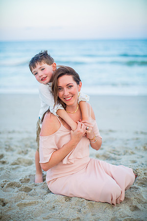 Family Beach Portrait Photography on Pleasure Island, NC:  Carolina Beach, Kure Beach, Fort Fisher