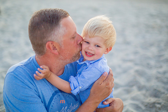 Family Beach Portrait Photography on Pleasure Island, NC:  Carolina Beach, Kure Beach, Fort Fisher