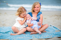 Family Beach Portrait Photography on Pleasure Island, NC:  Carolina Beach, Kure Beach, Fort Fisher