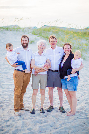 Family Beach Portrait Photography on Pleasure Island, NC:  Carolina Beach, Kure Beach, Fort Fisher