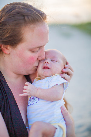 Family Beach Portrait Photography on Pleasure Island, NC:  Carolina Beach, Kure Beach, Fort Fisher