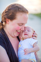 Family Beach Portrait Photography on Pleasure Island, NC:  Carolina Beach, Kure Beach, Fort Fisher