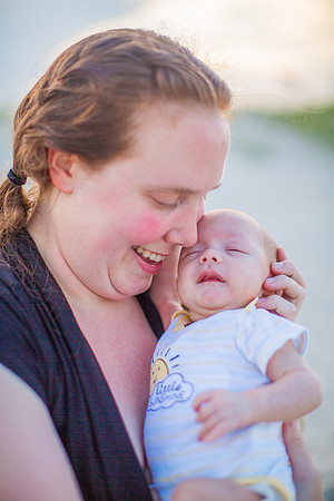 Family Beach Portrait Photography on Pleasure Island, NC:  Carolina Beach, Kure Beach, Fort Fisher
