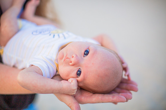 Family Beach Portrait Photography on Pleasure Island, NC:  Carolina Beach, Kure Beach, Fort Fisher