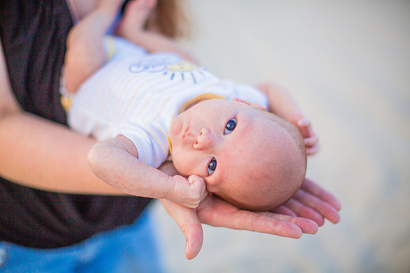 Family Beach Portrait Photography on Pleasure Island, NC:  Carolina Beach, Kure Beach, Fort Fisher
