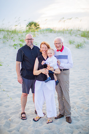 Family Beach Portrait Photography on Pleasure Island, NC:  Carolina Beach, Kure Beach, Fort Fisher