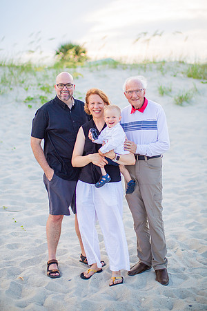 Family Beach Portrait Photography on Pleasure Island, NC:  Carolina Beach, Kure Beach, Fort Fisher