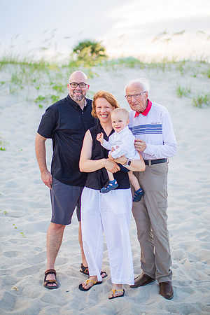 Family Beach Portrait Photography on Pleasure Island, NC:  Carolina Beach, Kure Beach, Fort Fisher