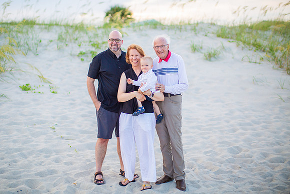 Family Beach Portrait Photography on Pleasure Island, NC:  Carolina Beach, Kure Beach, Fort Fisher